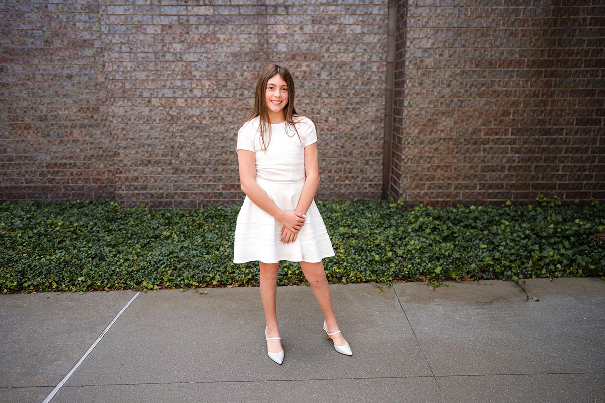 Family portraits inside temple